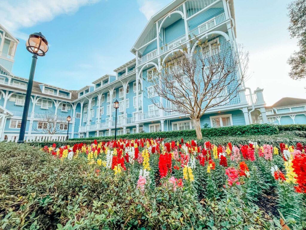 Flowers at Disney Beach Club
