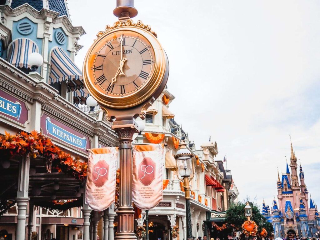 Clock at Magic Kingdom