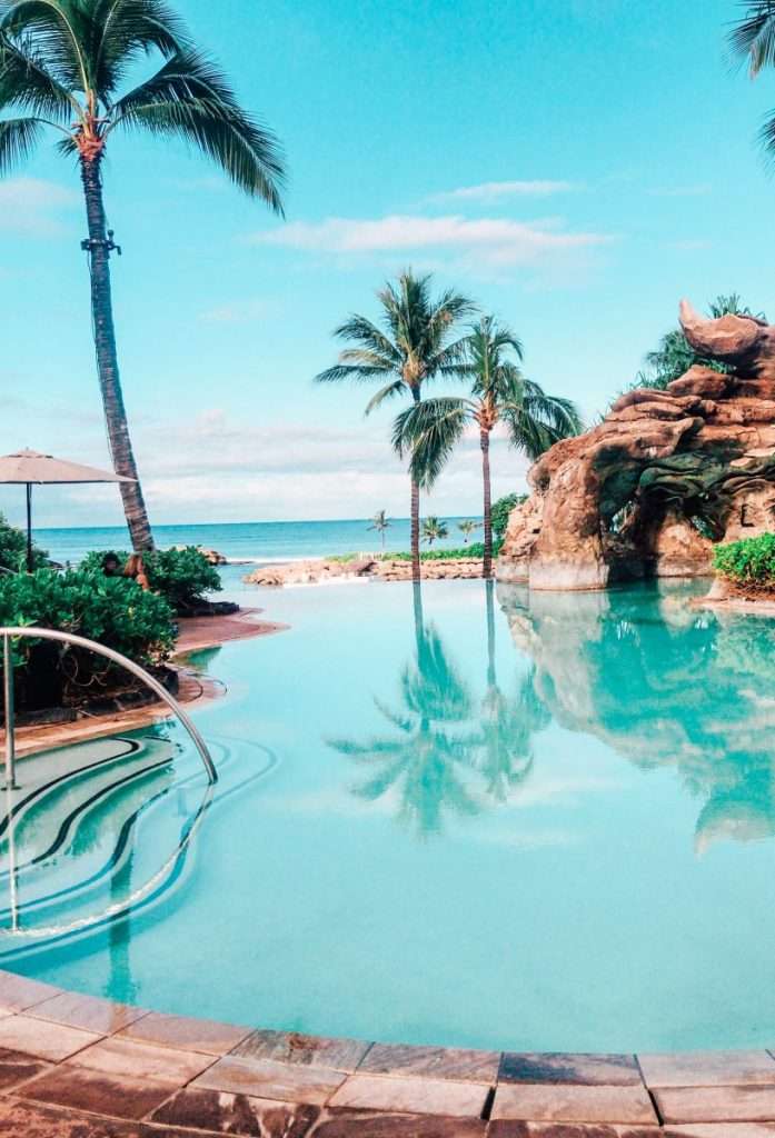 Infinity Pool at Disney Aulani Resort Adult Pool