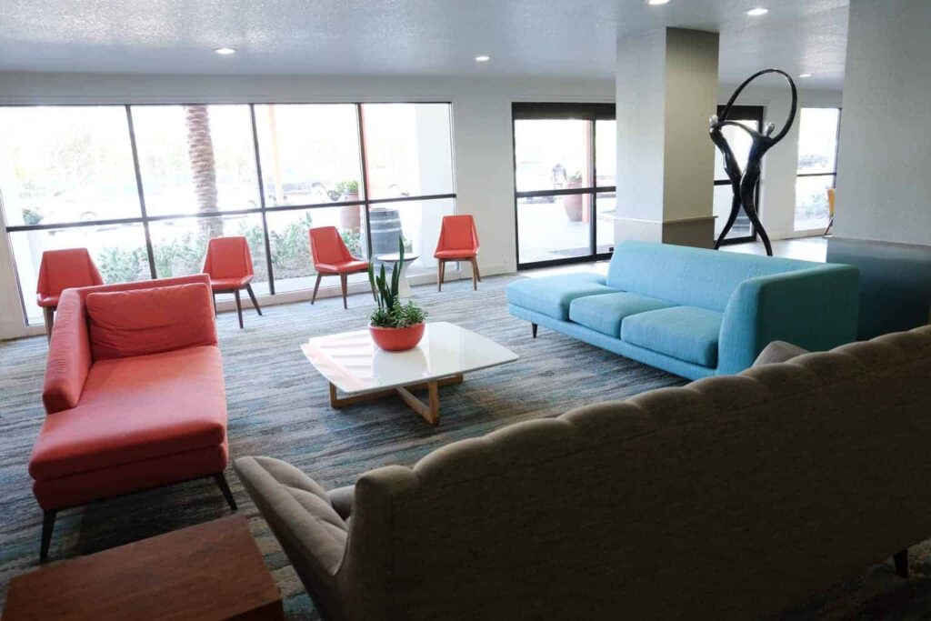 Lobby at Anaheim Hotel