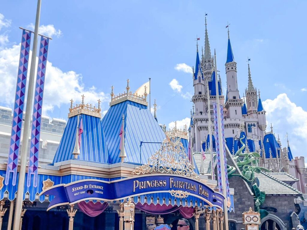 Magic Kingdom Castle at Walt Disney World Princesses