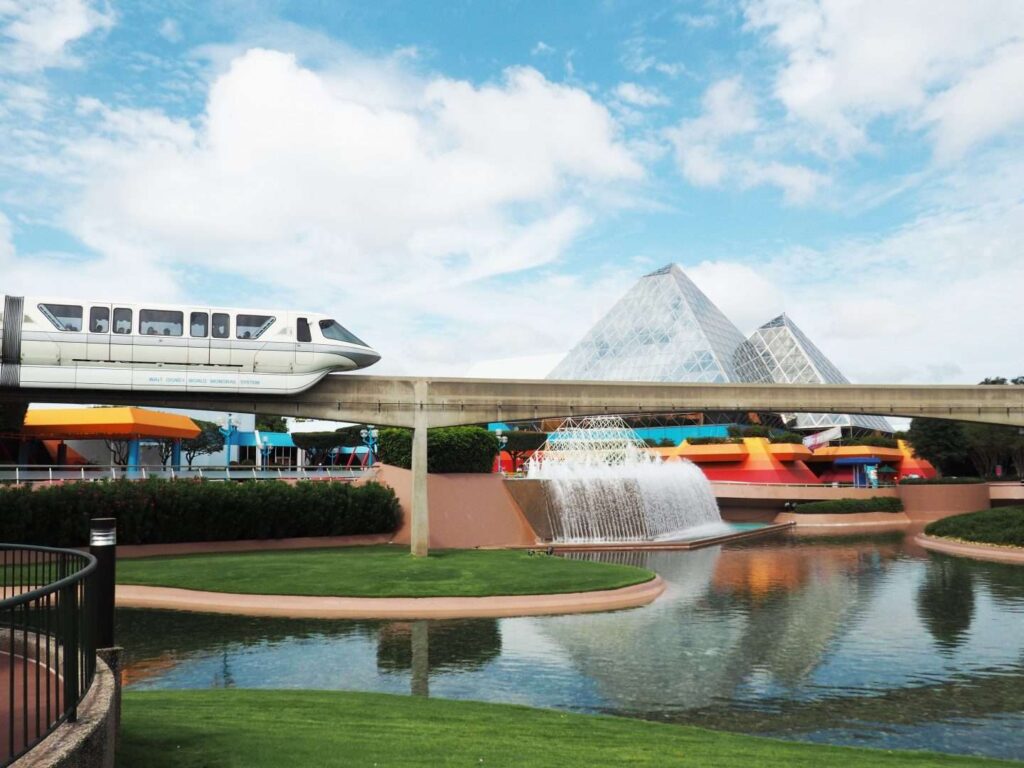 Epcot Monorail Disney world