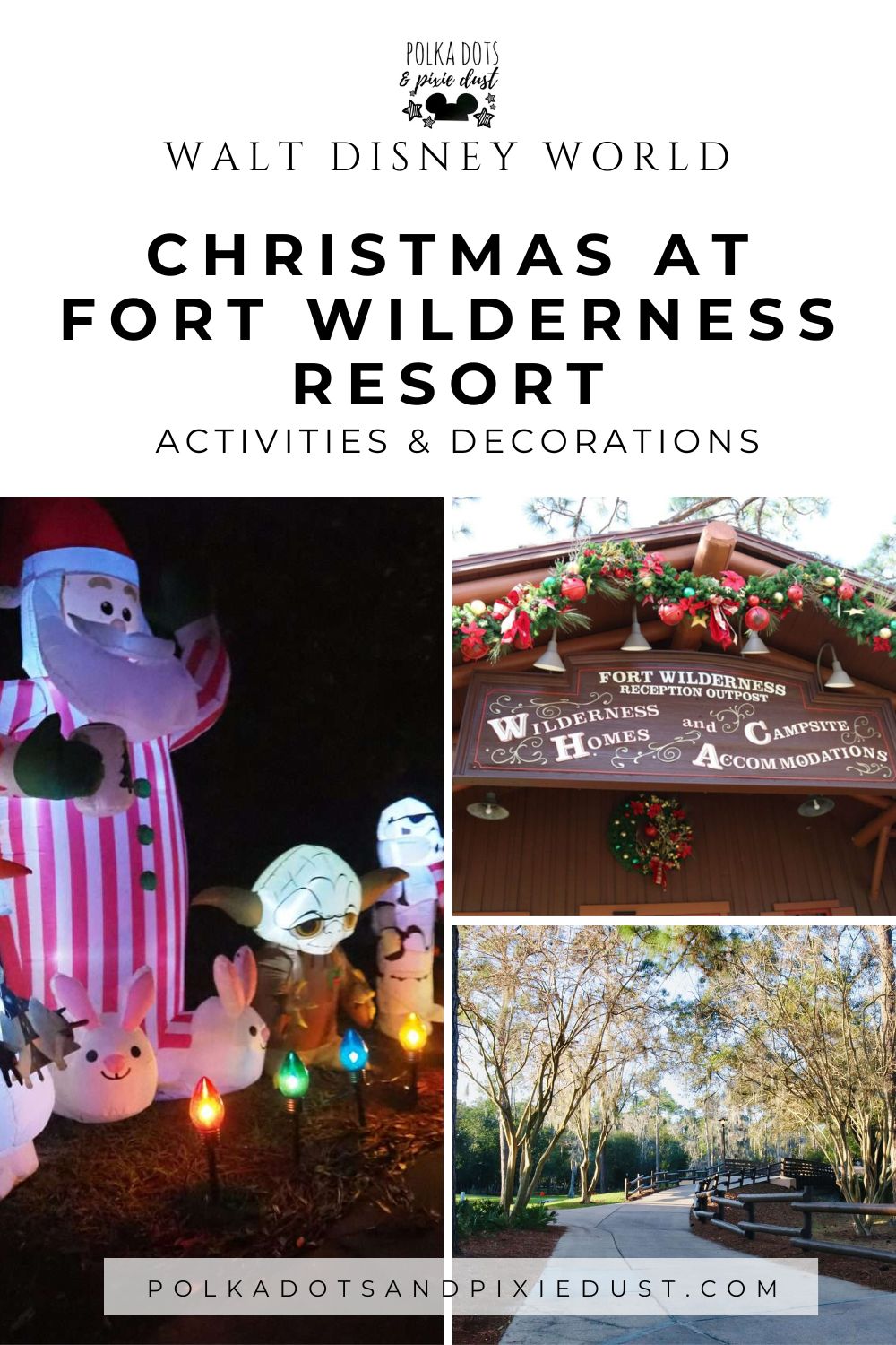 Fort wilderness Christmas Decorations and Activities