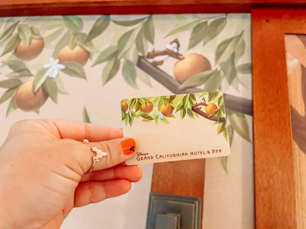 Disneyland Grand Californian Chip and Dale theme