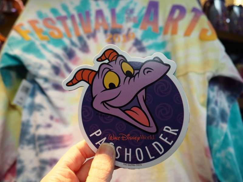Figment Passholder Magnet Disney World Pass