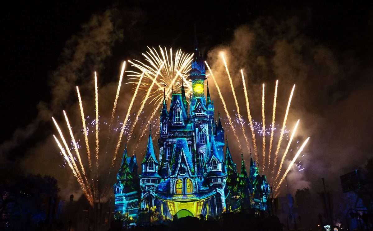 Halloween Fireworks Magic Kingdom