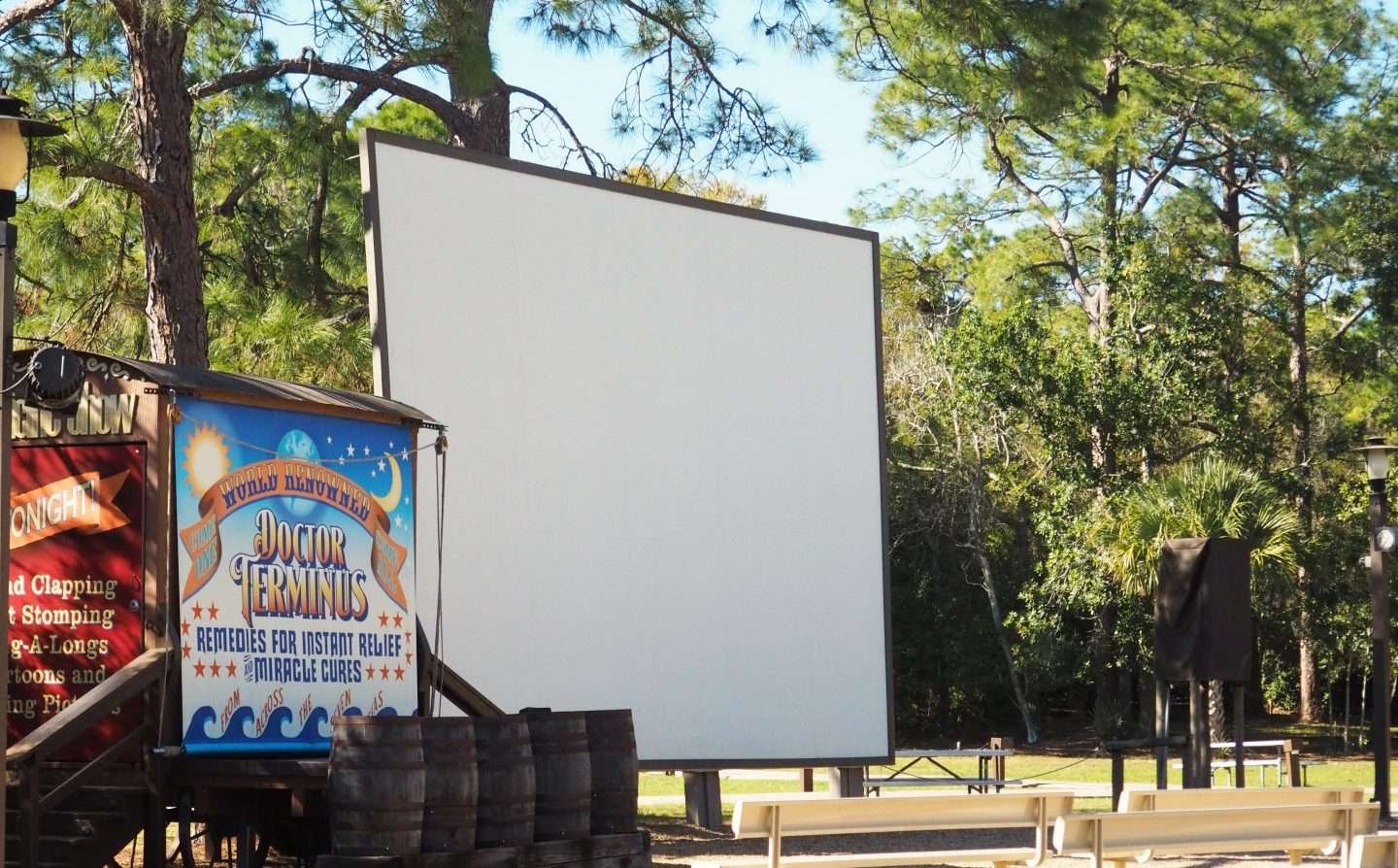 Movies under the stars at disney world