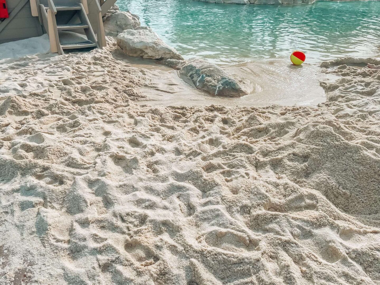 Beach at Disney World Water Parks