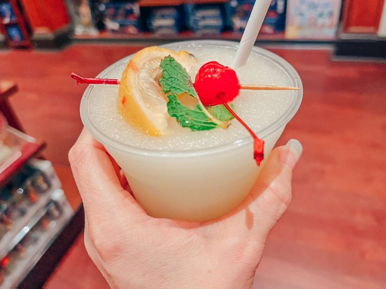 Mint Julep Drink Snacks at Magic Kingdom Caseys