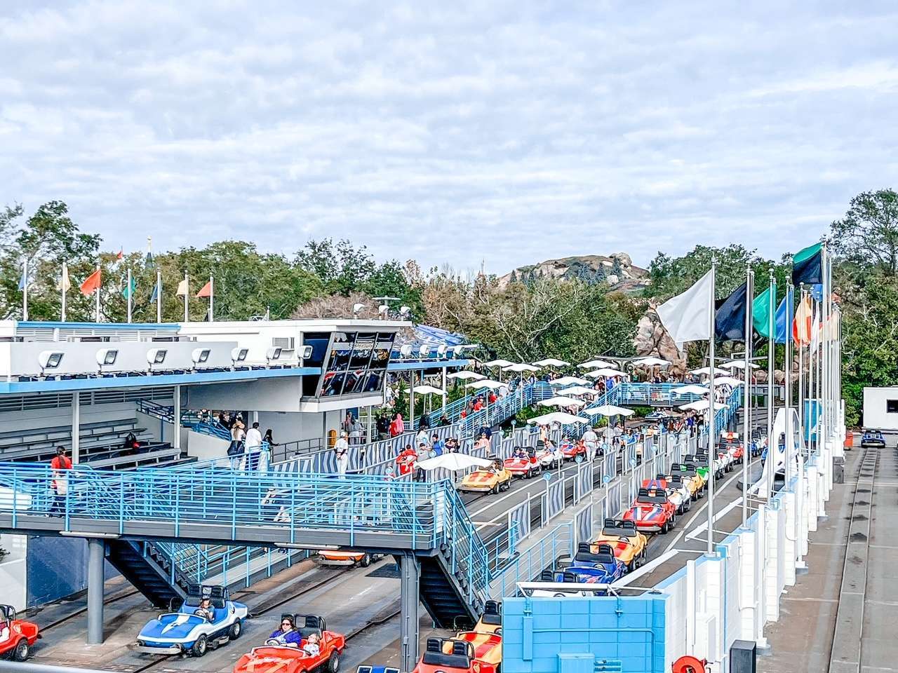 Tomorrowland Speedway at Disney Magic Kingdom Rides