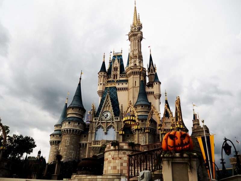Halloween Castle Disney World Decorations