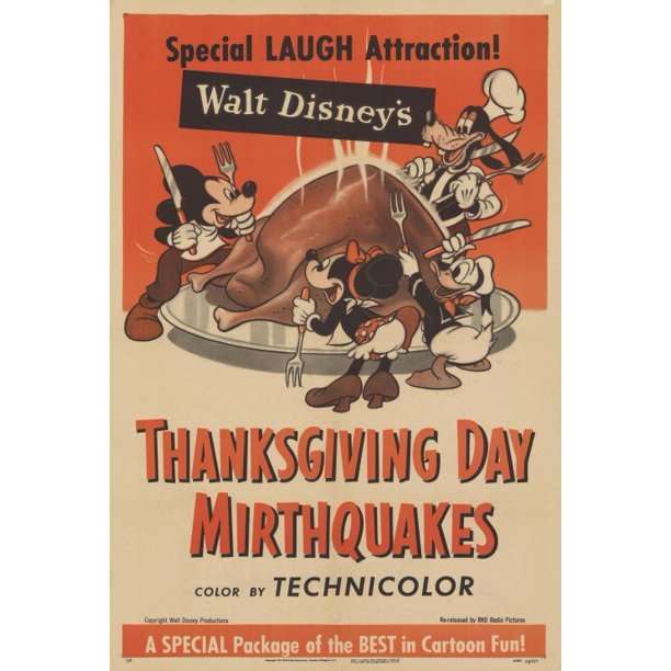 Thanksgiving Disney special with Mickey Mouse