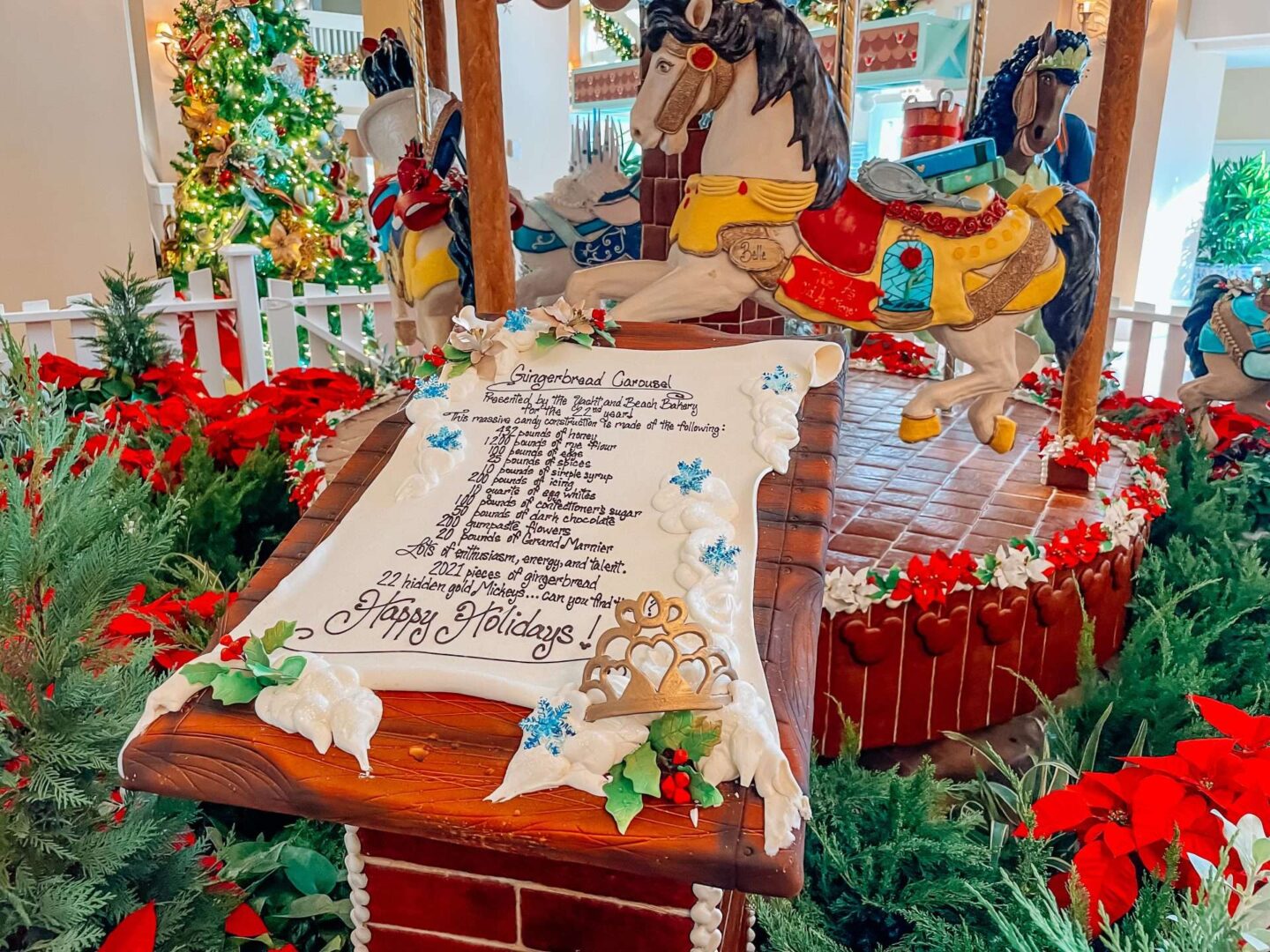Disney Beach Club Gingerbread Carousel Ingredients Princesses