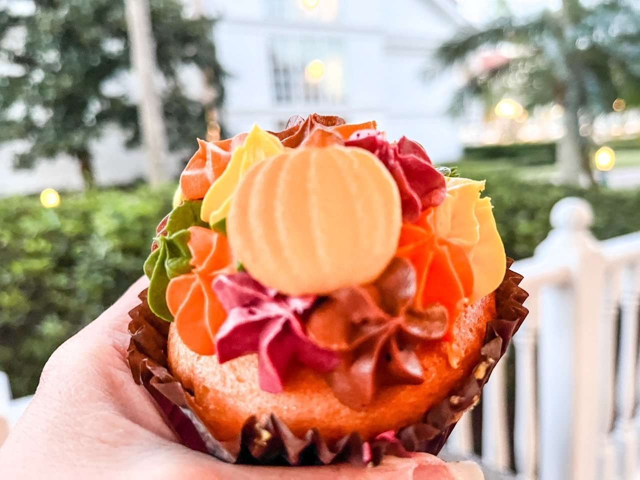 Disney Fall Snacks Thanksgiving Cupcake