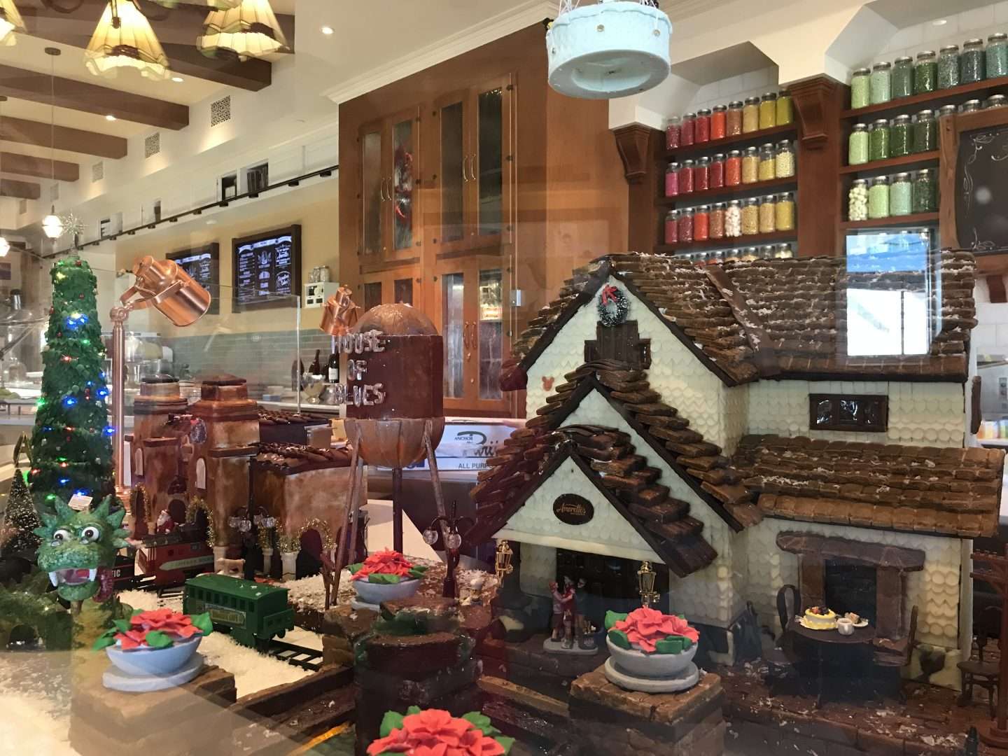 Disney Springs Gingerbread House at Amorettes Patisserie