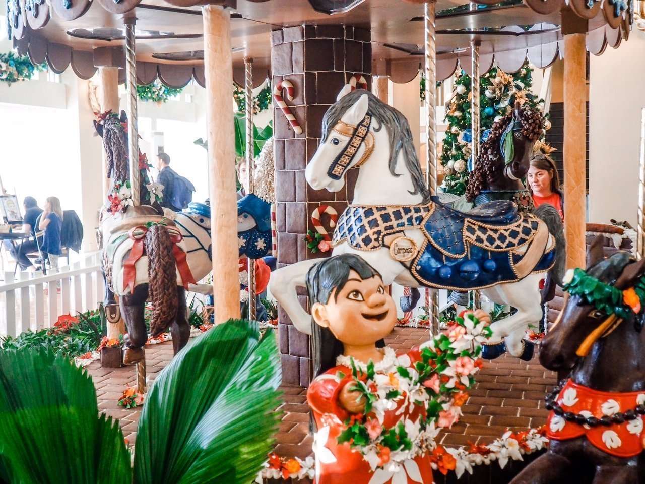 Christmas Carousel at Disney Beach Club