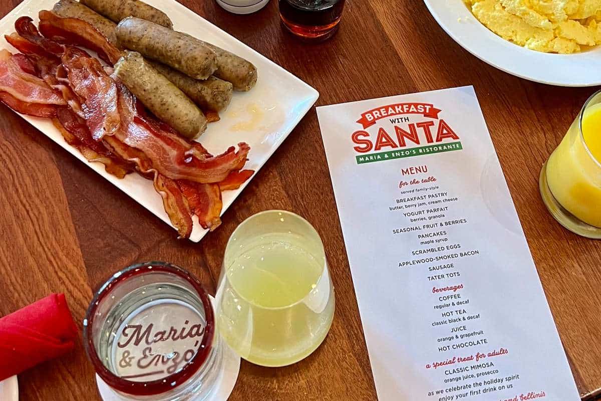 Maria and Enzos Breakfast with Santa