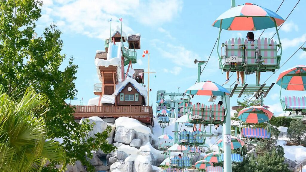 Blizzard Beach Lift Ride Disney Water Parks