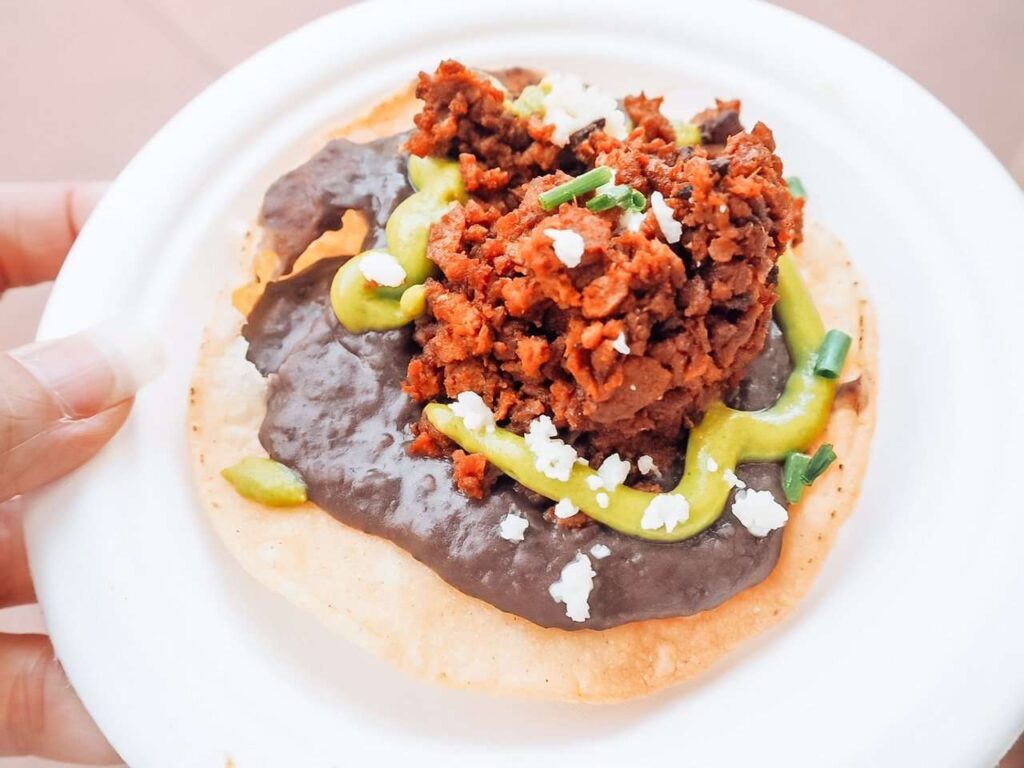 Food at Flower and Garden Taco