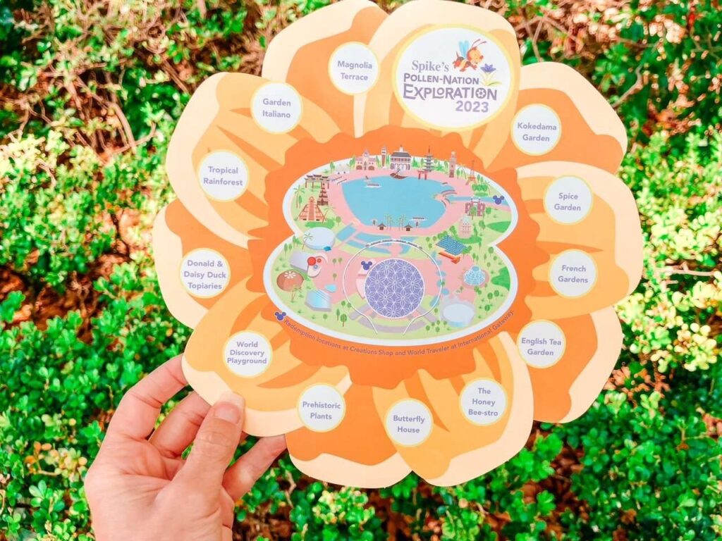 Spike the Bee game at flower and garden