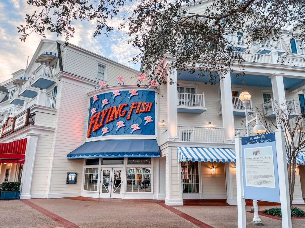 Flying fish Restaurant at Disney's Boardwalk