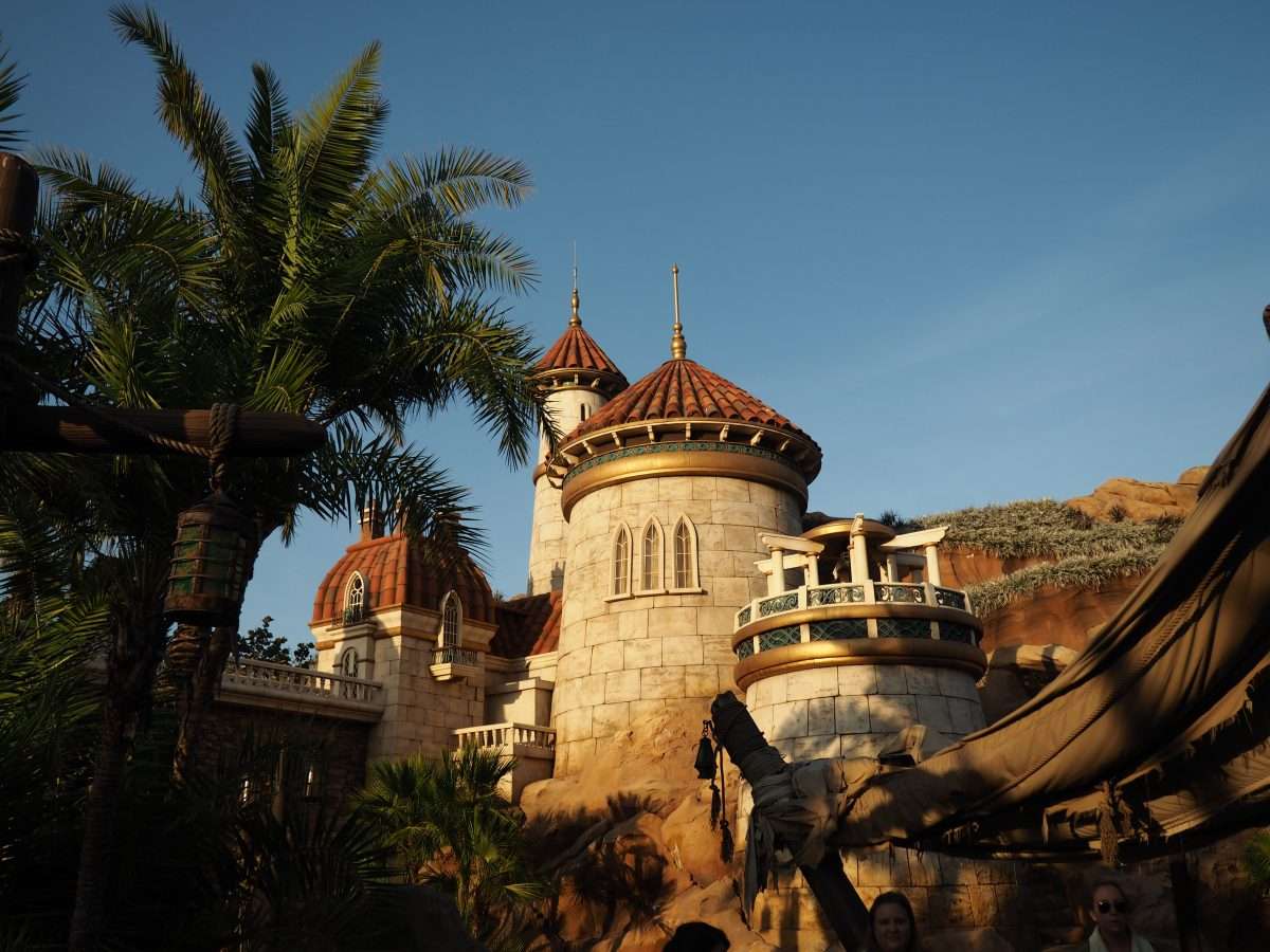 Ariels Castle Disney World Magic Kingdom