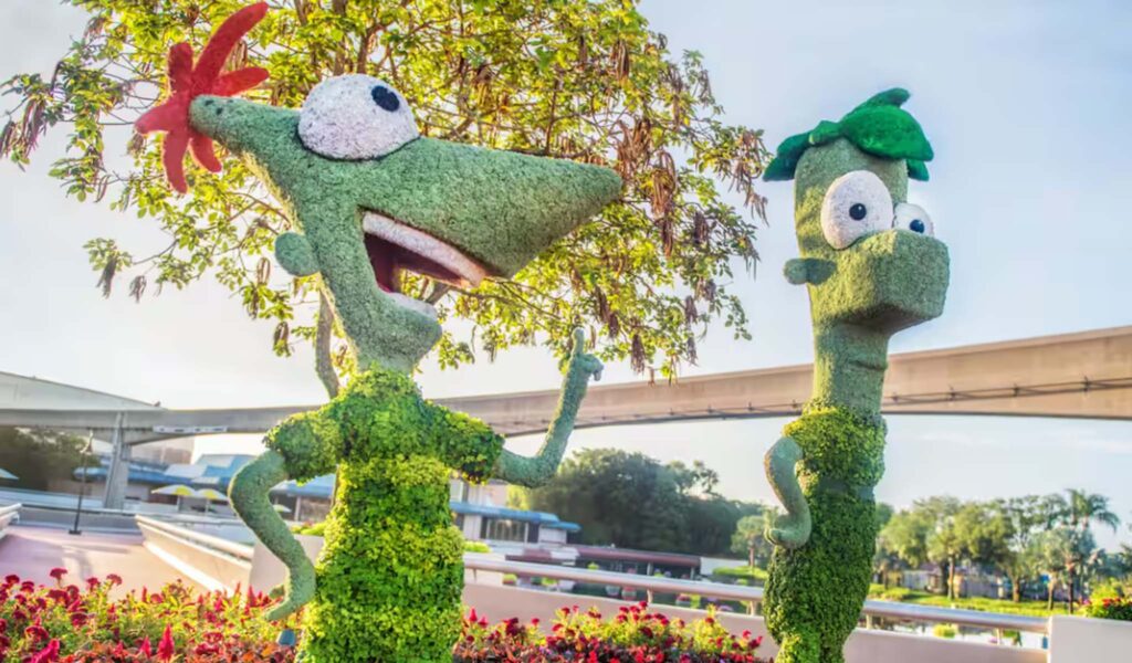 Phineas and Ferb Flower and Garden Disney World