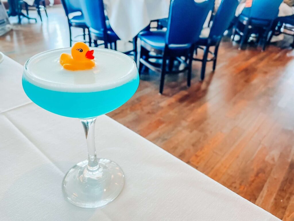 Boathouse blue drink