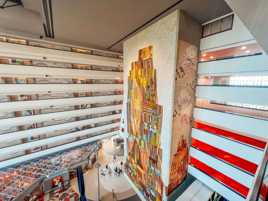 Mary Blair Mural at Contemporary resort