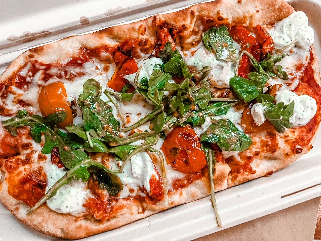 Pizza at Disney World Basil Margherita