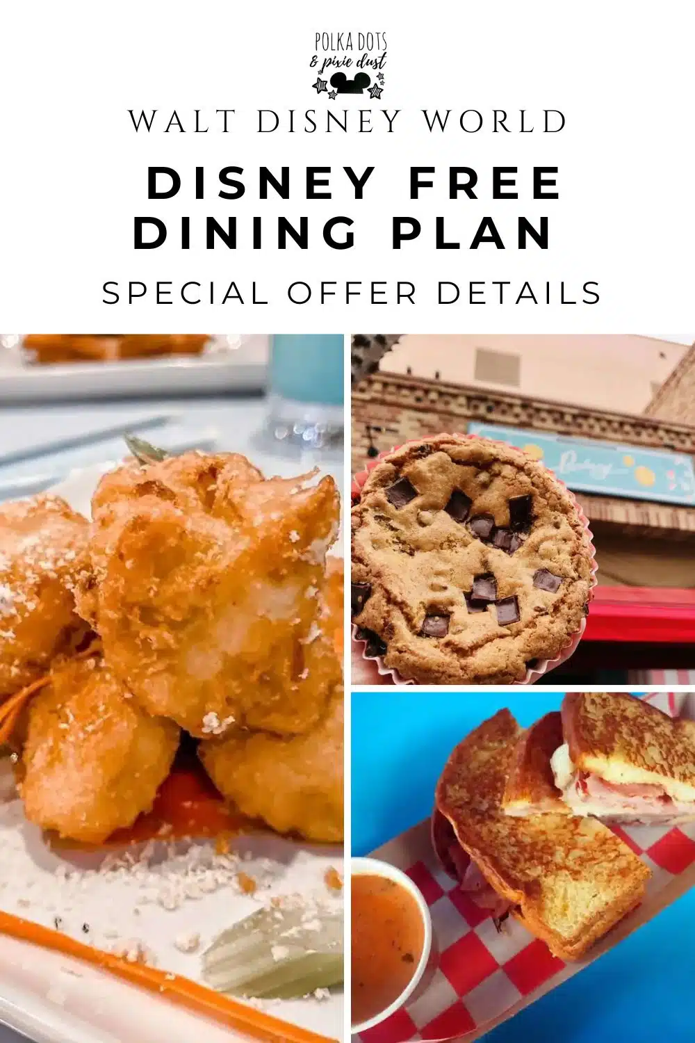 Disney Free Dining Plan Offer