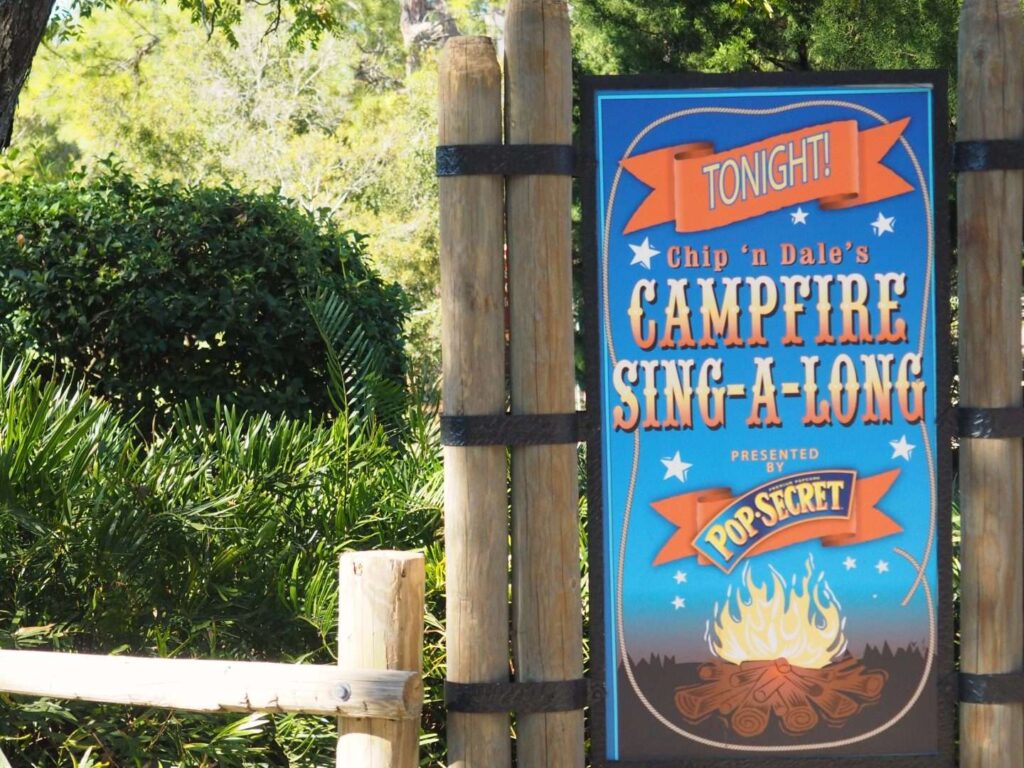 Chip and Dale Campfire Sing a long