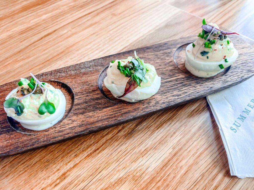 Potato Salad Deviled Eggs Summer House