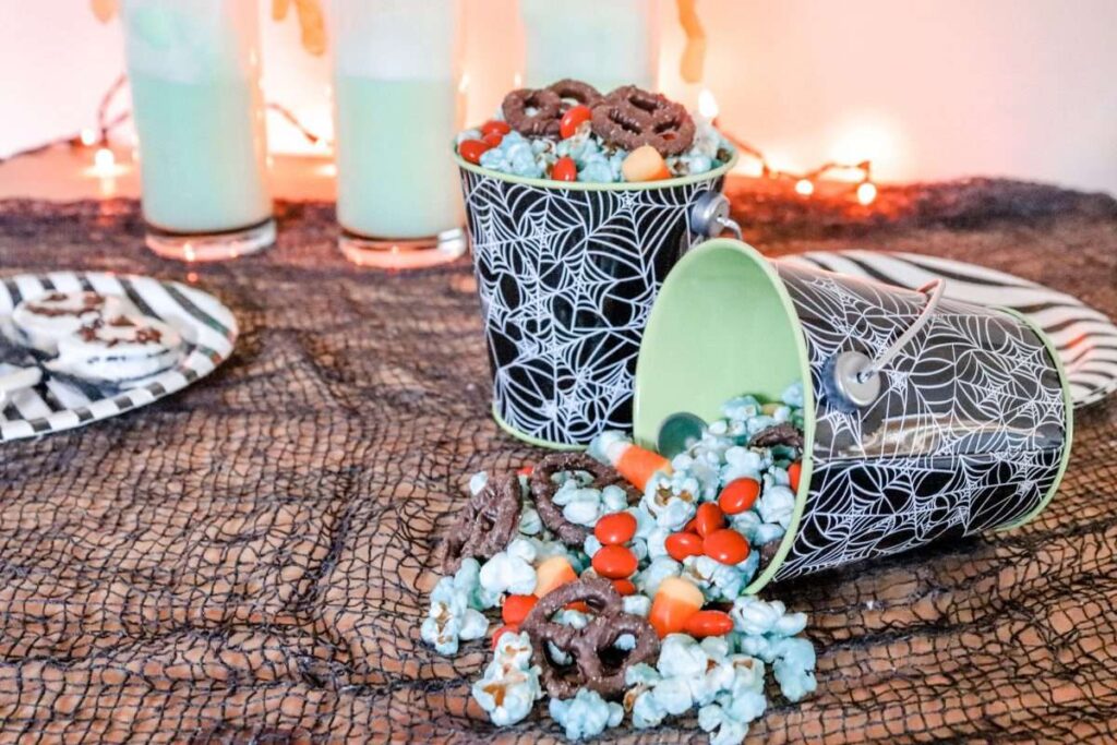 Halloween Popcorn Mix Recipe Nightmare Before Christmas