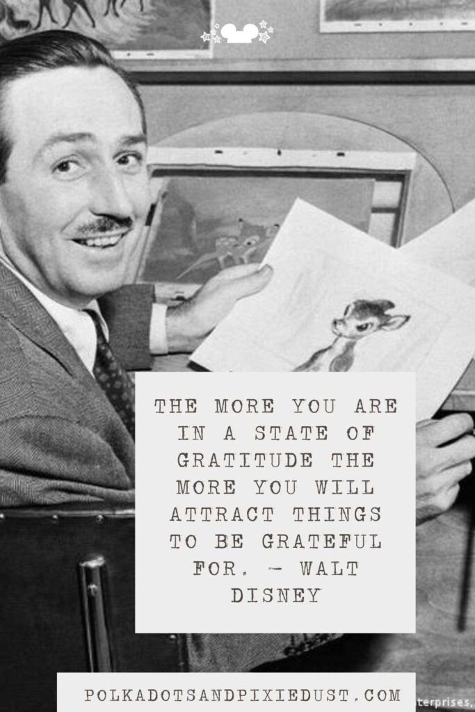 Walt Disney Quotes on Gratitude