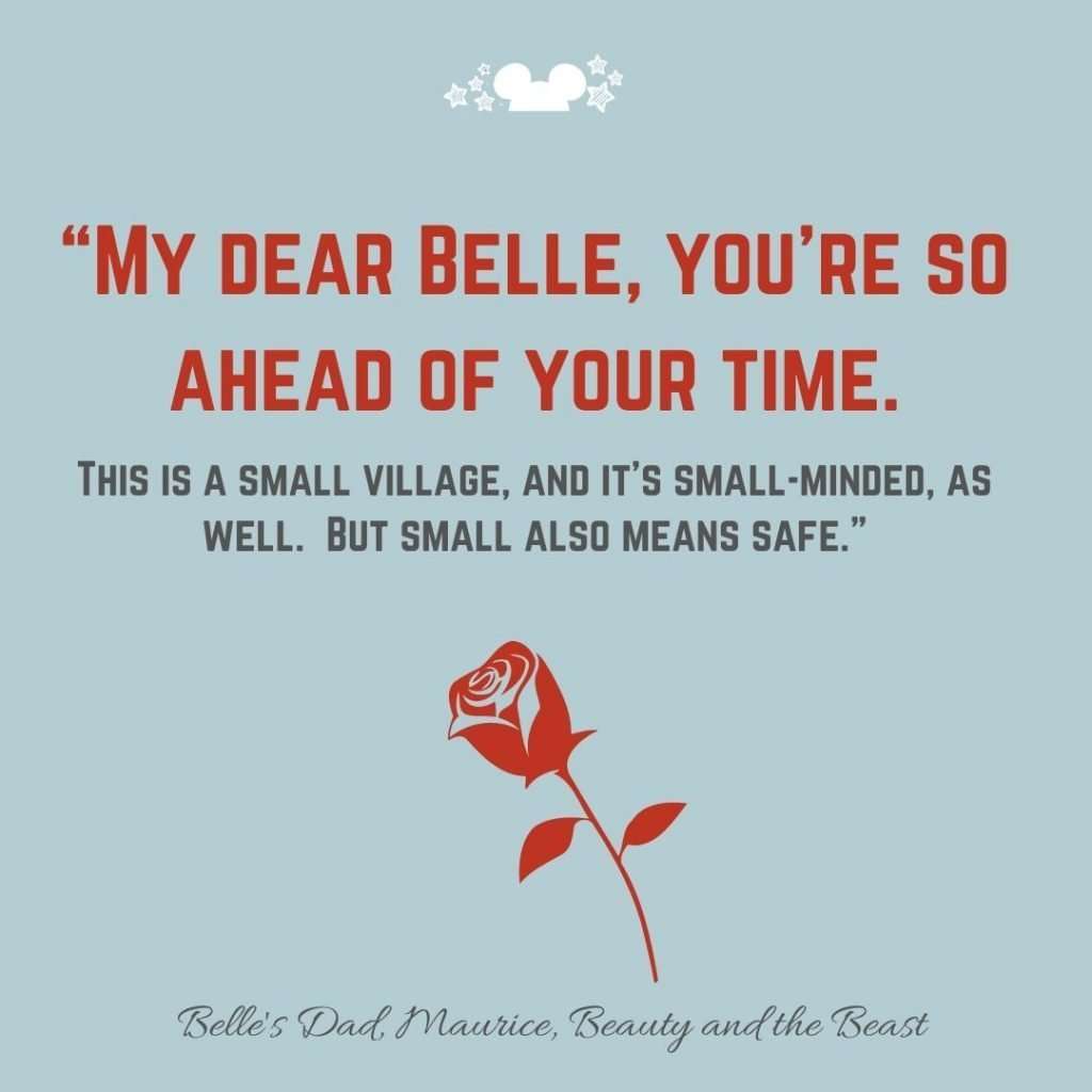 Beauty and the Beast Maurice Quote