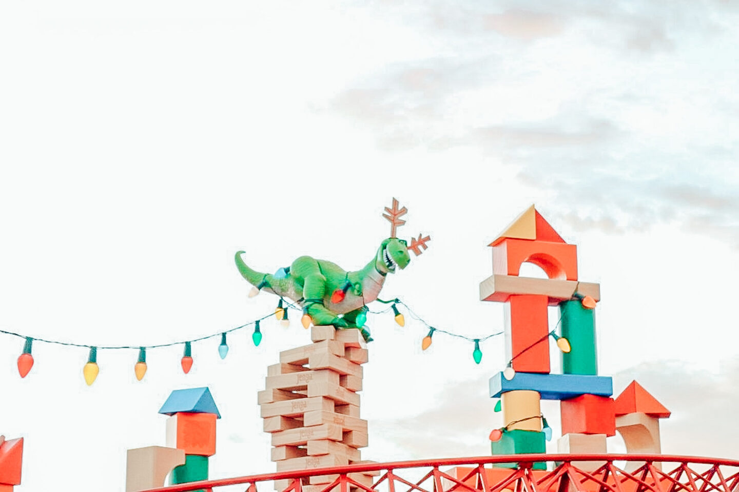 Rex Toy Story Land Christmas Hollywood Studios