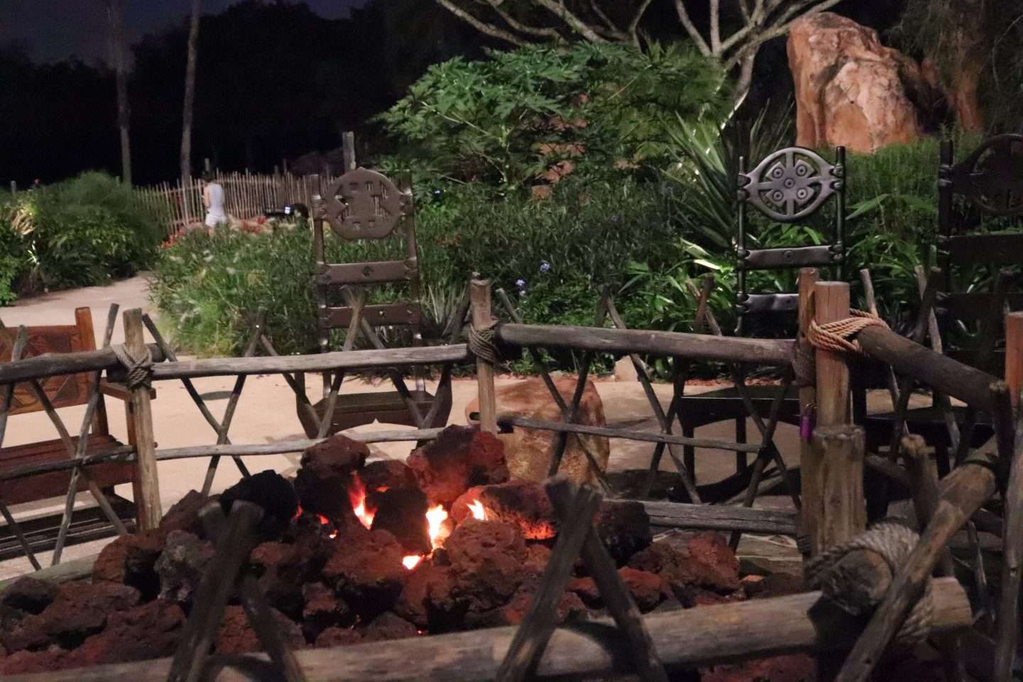 Campfire at Disney World Animal Kingdom Lodge Resort