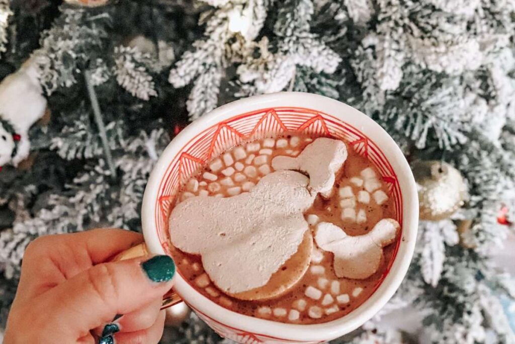 Hot Cocoa Bar Ideas- Gingerbread Marshmallows