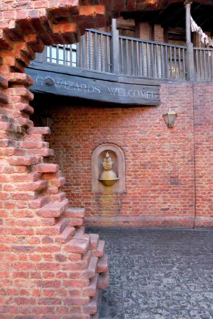 Wizarding world Entrance in Universal Studios