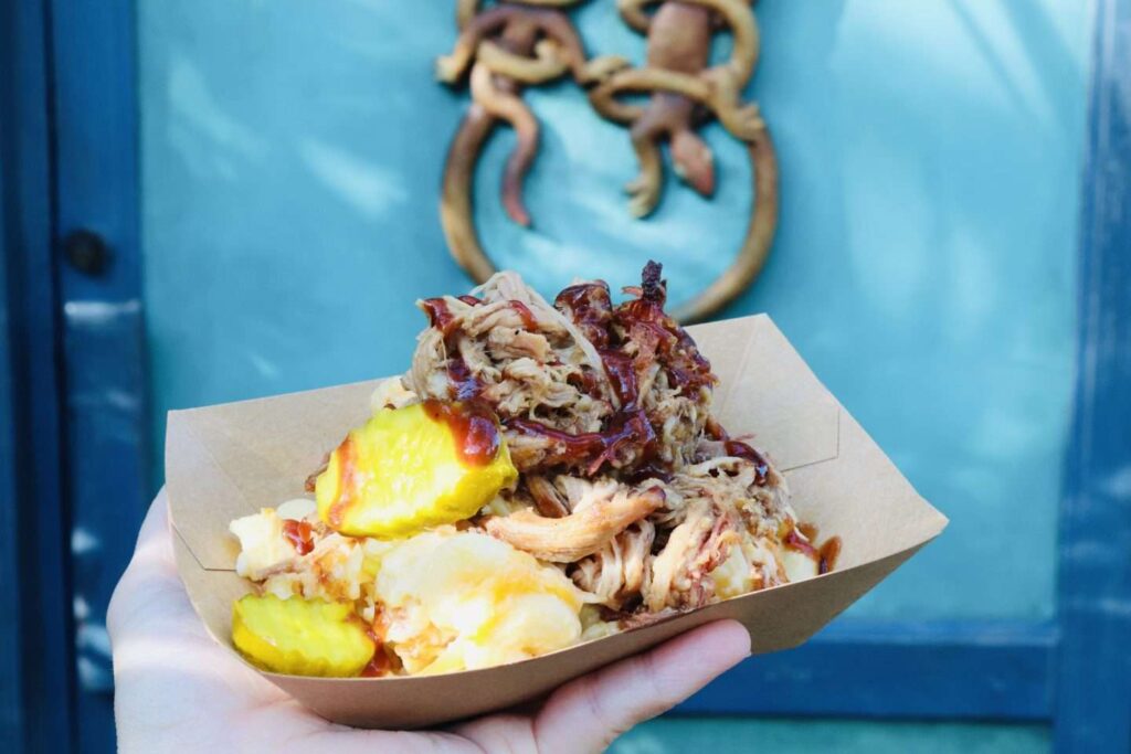 Disney Snacks at Animal Kingdom Eight Spoon Cafe Mac and Cheese