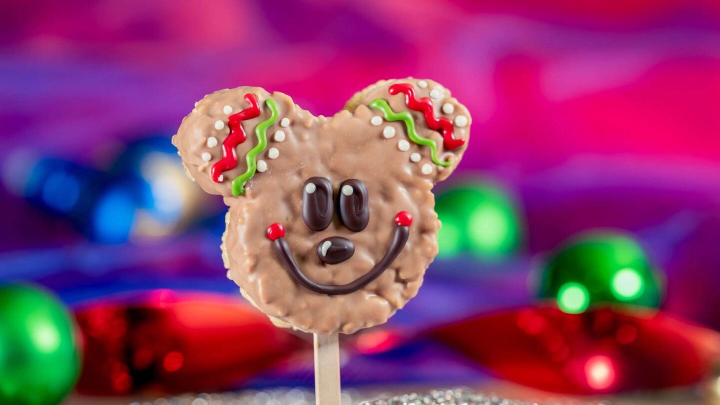 Christmas Mickey Rice Krispie Treat