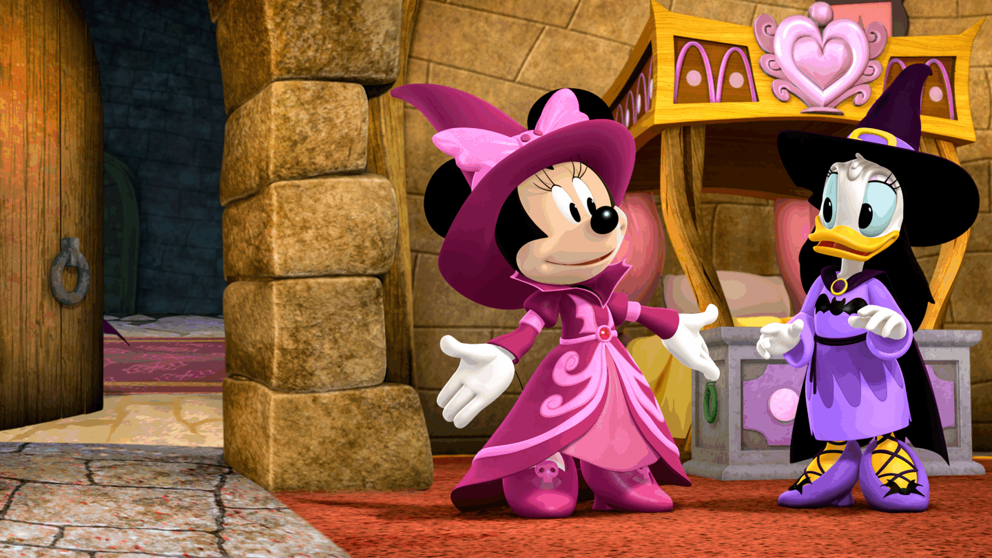 Minnie and Daisy Witches Halloween Show