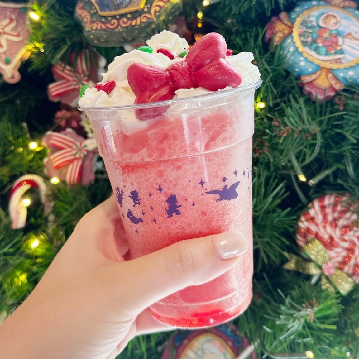 Christmas Snacks at Disney World Slushy