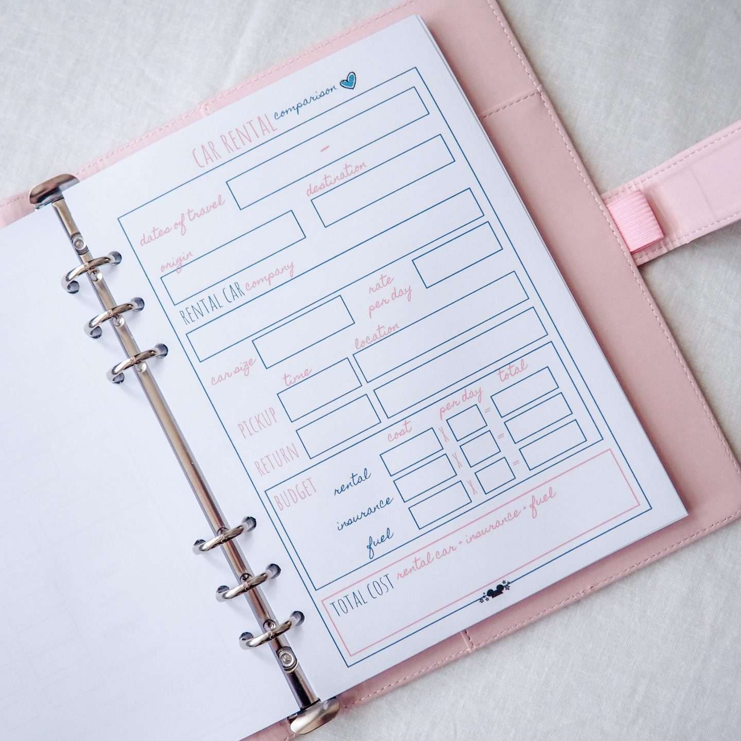 Disney World Planner Inserts