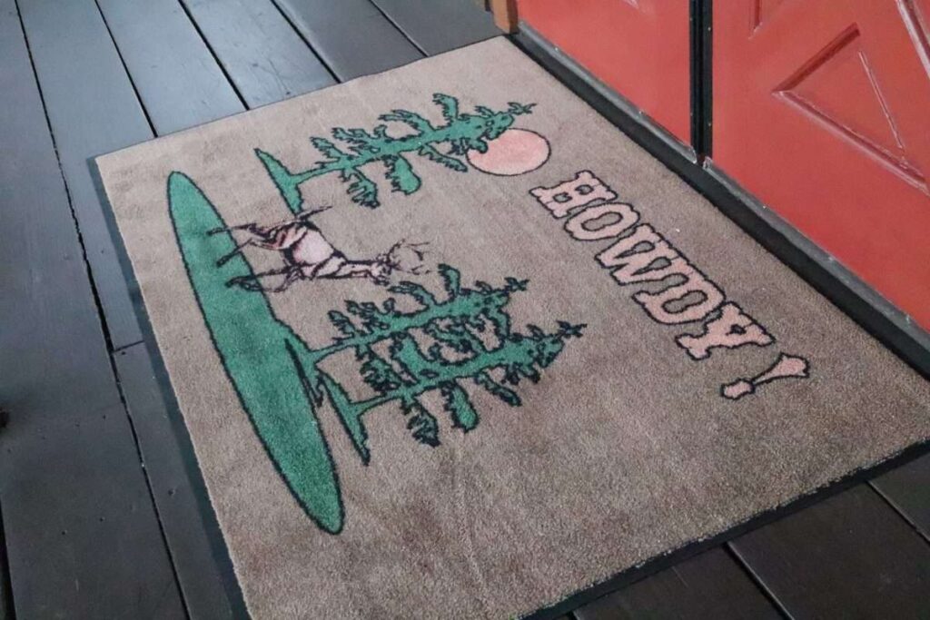 Howdy Mat at Disney Fort Cabins