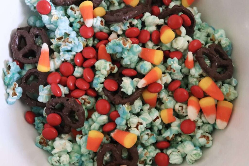 Halloween Candy Corn Popcorn Mix Disney Halloween