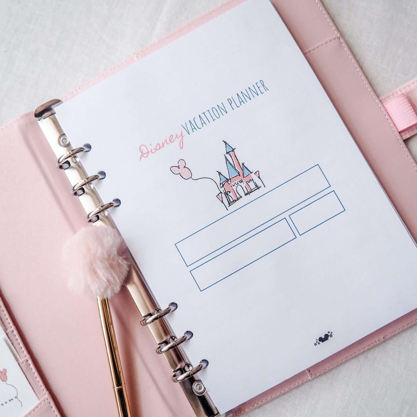 Disney World Printable Planner