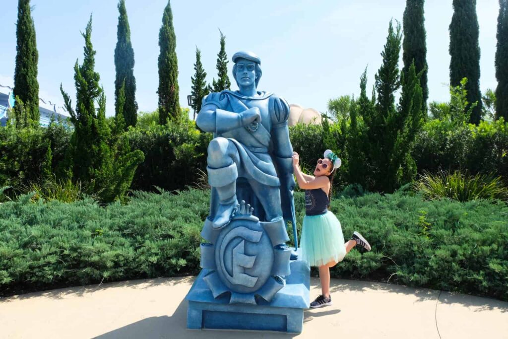 Art of Animation Mermaid Area Eric Statue