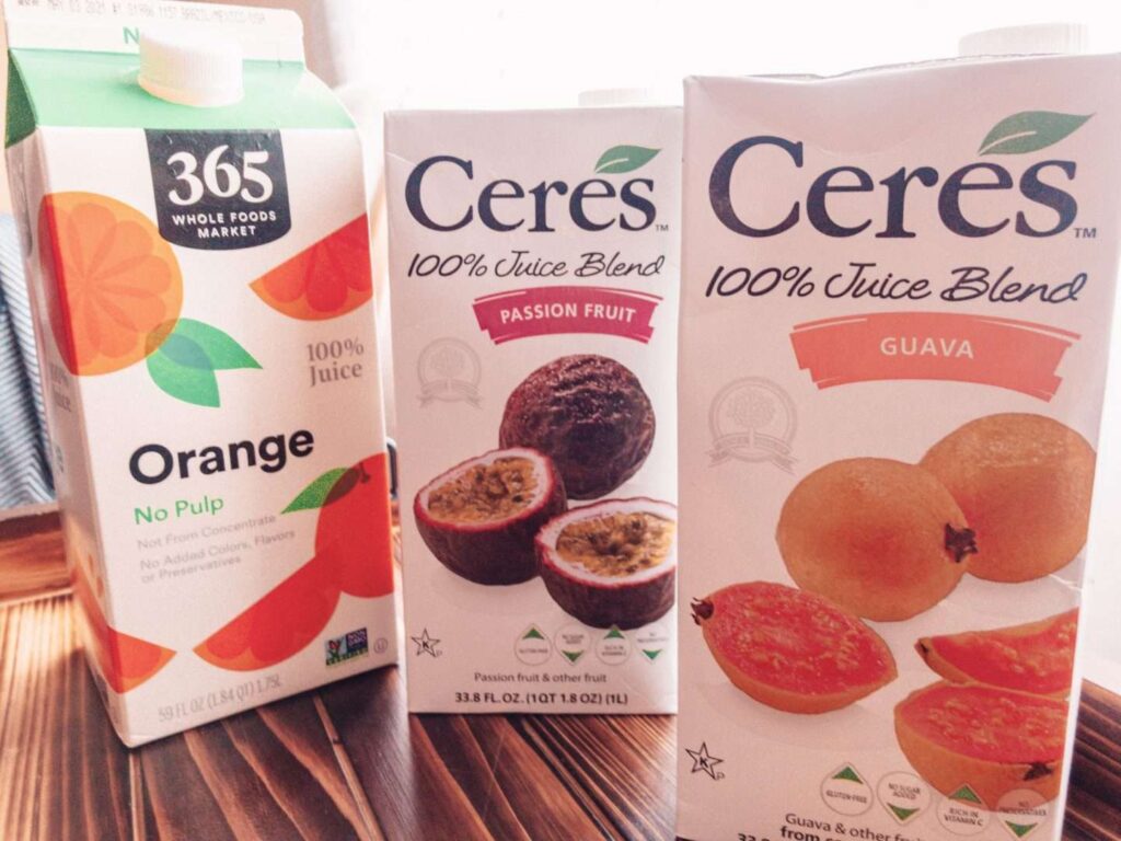 Pog Juice Ingredients